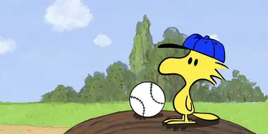 Snoopy and Woodstock Play Baseball