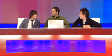 Vic Reeves, Danny Jones, Jack Whitehall, Claudia Winkleman