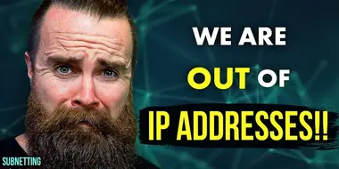 We ran OUT of IP Addresses!!