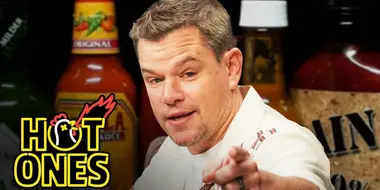 Matt Damon Sweats from His Scalp While Eating Spicy Wings