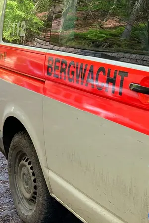 Bergwacht - Einsatz in der Sächsischen Schweiz