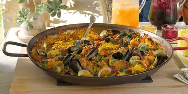 Paella on an Open Fire