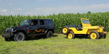 Farming with a 1951 Willys CJ-3A and 2013 Jeep Wrangler Unlimited!