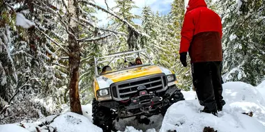 The Crusher-250 Goes Snow Crawling!