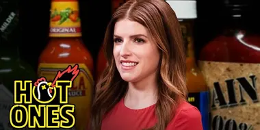 Anna Kendrick Gets the Giggles While Eating Spicy Wings