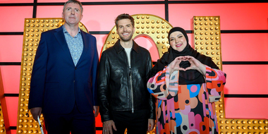 Joel Dommett, Fatiha El-Ghorri & Jamie MacDonald