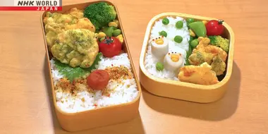 Lamb and Veggie Stir-fry Bento & Tori-ten Bento