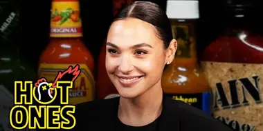 Gal Gadot Does a Spit Take While Eating Spicy Wings