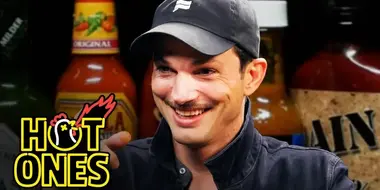 Ashton Kutcher Gets an Endorphin Rush While Eating Spicy Wings