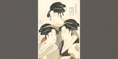Three Beauties of the Present Day by Kitagawa Utamaro