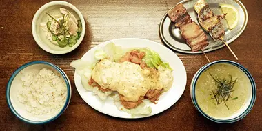 Chicken Nanban and Jidori Momokushi of Hyakken Yokocho, Nakano Ward, Tokyo