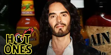 Russell Brand Serenades Superfan Brett Baker While Eating Spicy Wings