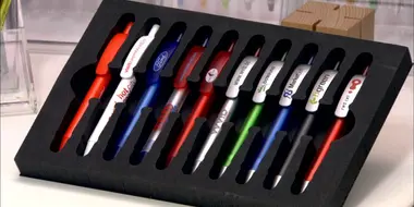 Retractable Ballpoint Pens, Solar Salt, Tubas
