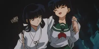 Kikyo and Kagome, Alone in the Cave