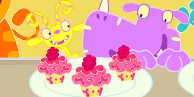 Blushberry Blob Cakes