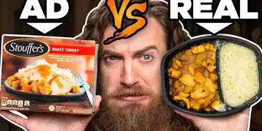 Frozen Food Ads vs. Real Life Food (Test)