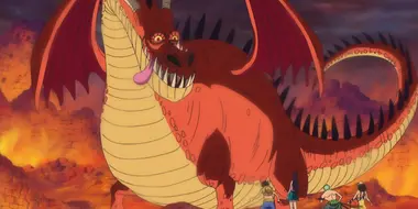 A Battle in the Heat! Luffy vs. The Giant Dragon!