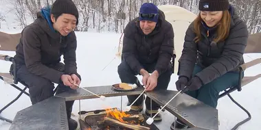 Camping in a Winter Wonderland