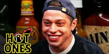 Pete Davidson Drips with Sweat While Eating Spicy Wings