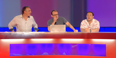 Peter Andre, Greg Davies, Sarah Millican, John Thomson