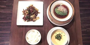 Chilled Dandan Noodles and Twice Cooked Pork of Myogadani, Bunkyo Ward, Tokyo