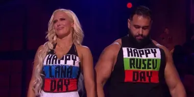 Mark Cuban vs. Rusev & Lana & The New Day vs. SWV