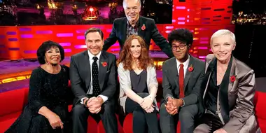 Dame Shirley Bassey, David Walliams, Catherine Tate, Richard Ayoade, Annie Lennox