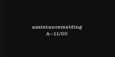 Assistancemelding A-11/00
