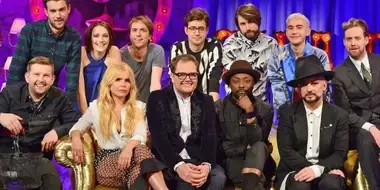 Will.i.am, Boy George, Paloma Faith, Ricky Wilson, Jack Whitehall, Charlotte Ritchie, Joe Thomas, Greg McHugh, Years and Years