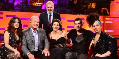 Kelsey Grammer, Tamsin Greig, Salma Hayek, Rhod Gilbert, Alicia Keys