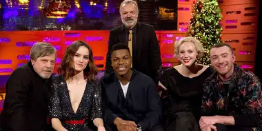 Daisy Ridley, John Boyega, Gwendoline Christie, Mark Hamill, Sam Smith