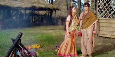 Dronacharya teaches Arjun the art of archery