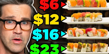 Frozen vs. Fast vs. Fancy Food Taste Test (Sushi)