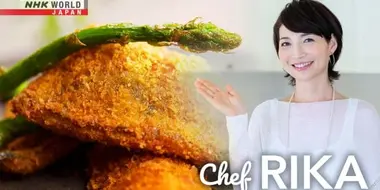 Rika's TOKYO CUISINE: Aji - Deep Fried Fish and Asparagus
