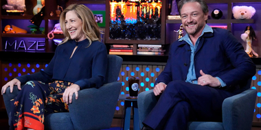 Edie Falco and James McAvoy