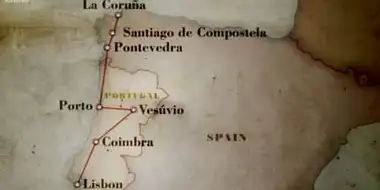 La Coruña to Lisbon