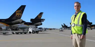 Veteran car, Airbus Beluga, UPS 747-8 Arrival