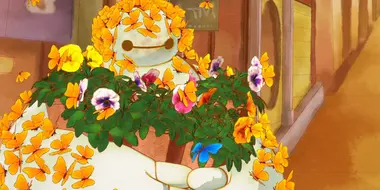 Baymax & Mochi: Flowers and Butterflies