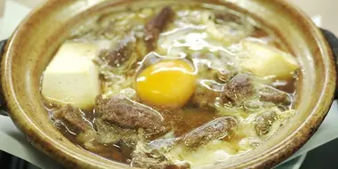 Stewed Beef and Five Ingredient Rice-in-a-Pot at a Drive-in, To-kamachi City, Niigata Prefecture