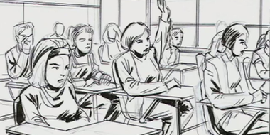 Storyboard Animatic of the School Attack Sequence