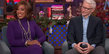 Gayle King and Anderson Cooper