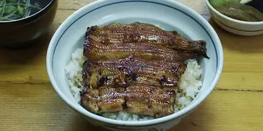 Guinea Fowl and Eel Bowl of Akabane, Kita Ward