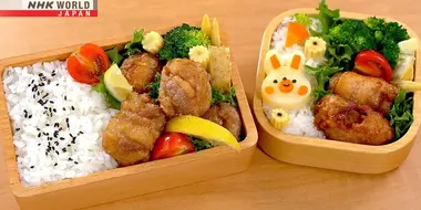 Tofu Kara-age Bento & Pork Belly Kara-age Bento