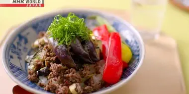 Rika's TOKYO CUISINE: Savory Eggplant and Rice