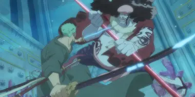 The Ryugu Palace fight! Zoro vs Hordy!