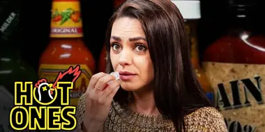 Mila Kunis Hits the Ranch While Eating Spicy Wings