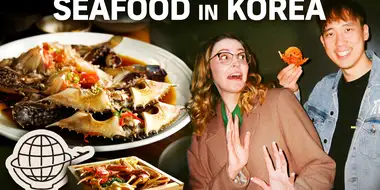 Picky Eater Tries Raw Seafood in Korea