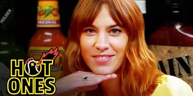 Alexa Chung Fears for Her Life While Eating Spicy Wings