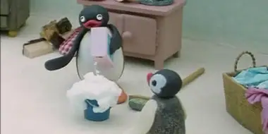 Pingu Helps Around the House