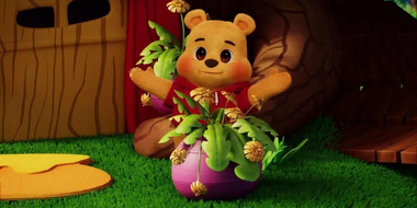 Pooh Bear Plays Hide-and-Seek